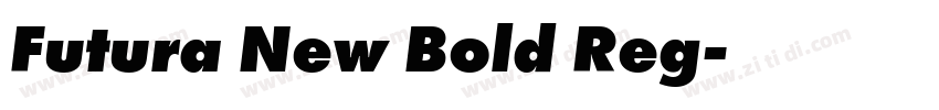 Futura New Bold Reg字体转换 Futura New Bold Reg字体转换